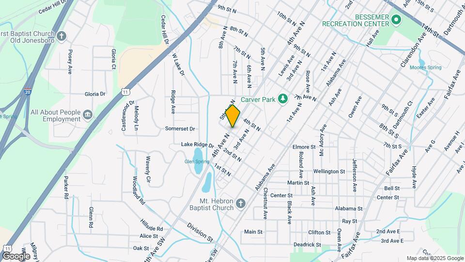 Bessemer Estates Mobile Home Park Map and Location Details