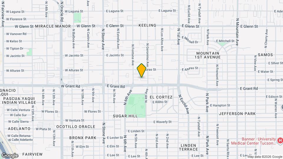 2419 N Geronimo Ave, Unit C Map and Location Details