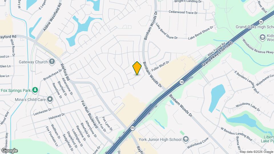 3402 Legends Garden Dr Map and Location Details