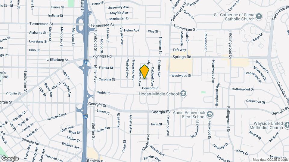 1019 Maple Ave Map and Location Details