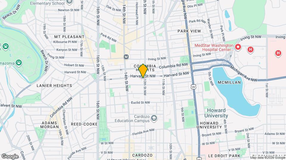 2812 13th St NW Map and Location Details