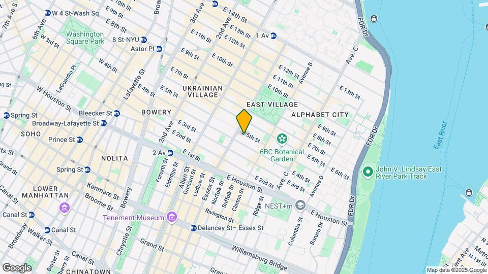 510 E Fifth St Mapa y Detalles de la Ubicación