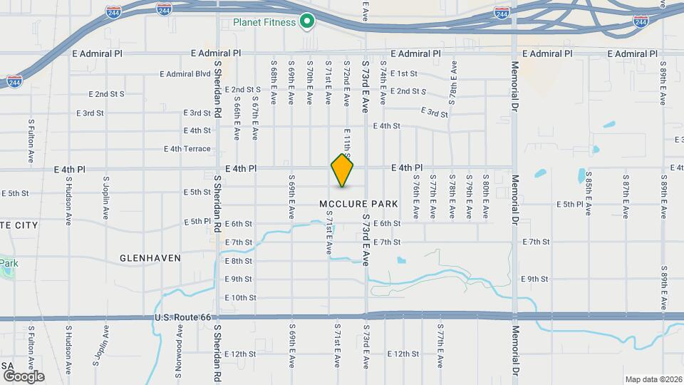 7116 E 5th St Map and Location Details