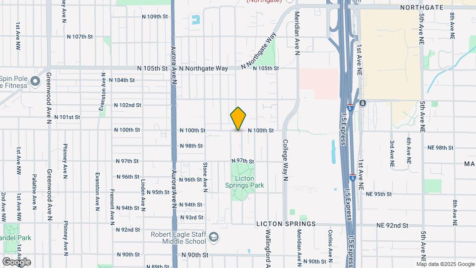 1511 N 100th St Map and Location Details