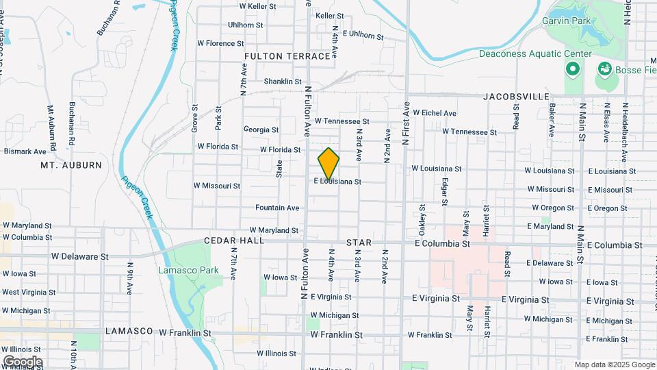 1112 W Missouri St Map and Location Details