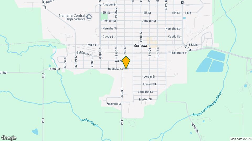 712 Roanoke St Mapa y Detalles de la Ubicación