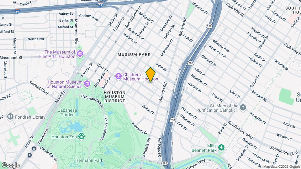 1826 Prospect St Map and Location Details