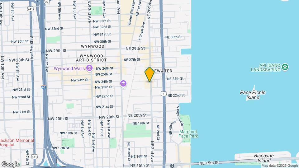 2328 NE 2nd Ave, Unit 2502 Map and Location Details