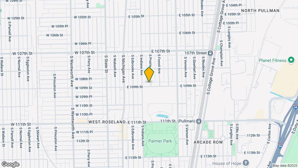 222 E 109th St Map and Location Details