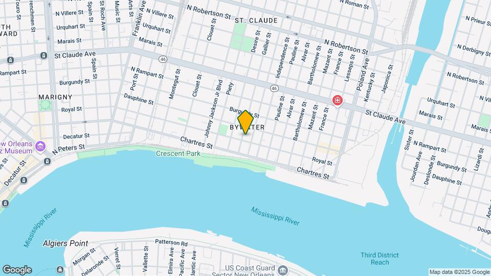707 Gallier St Mapa y Detalles de la Ubicación
