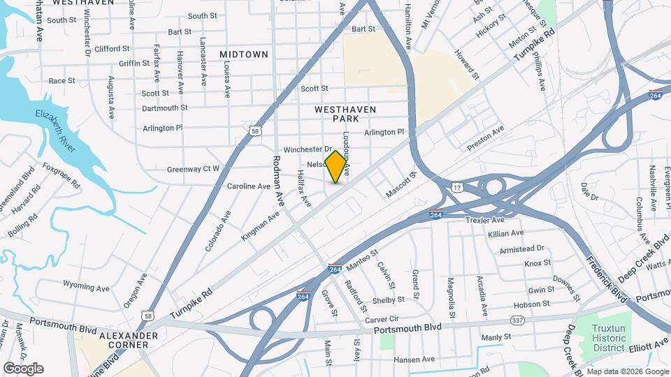 3403 Commonwealth Ave Map and Location Details