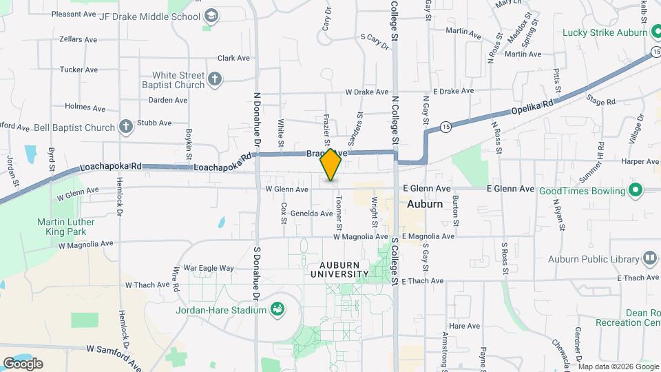 310 W Glenn Ave Map and Location Details