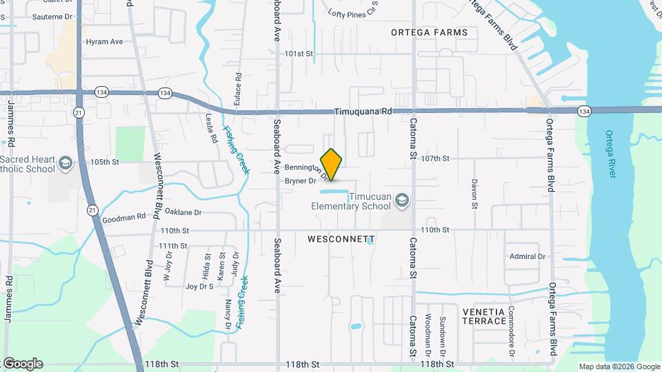 5558 Bennington Dr Map and Location Details