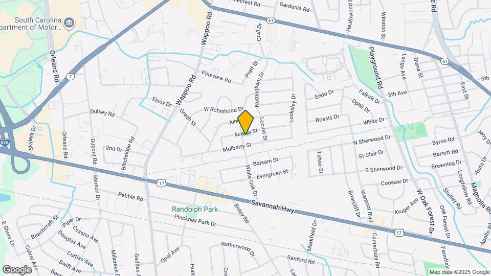 824 White Oak Dr Map and Location Details