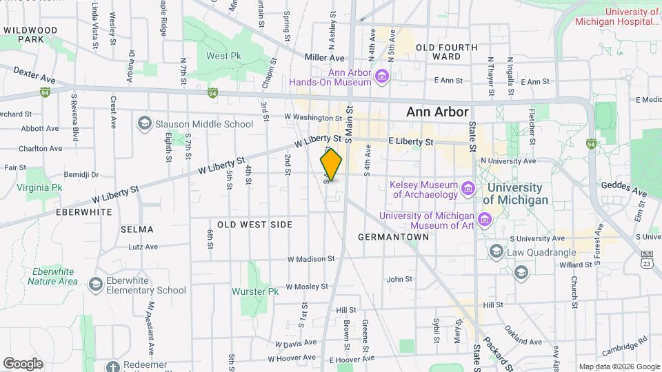 417 S Ashley St Map and Location Details