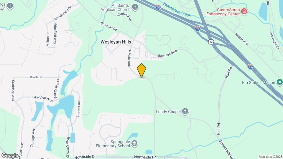 1496 Wesleyan Dr Map and Location Details