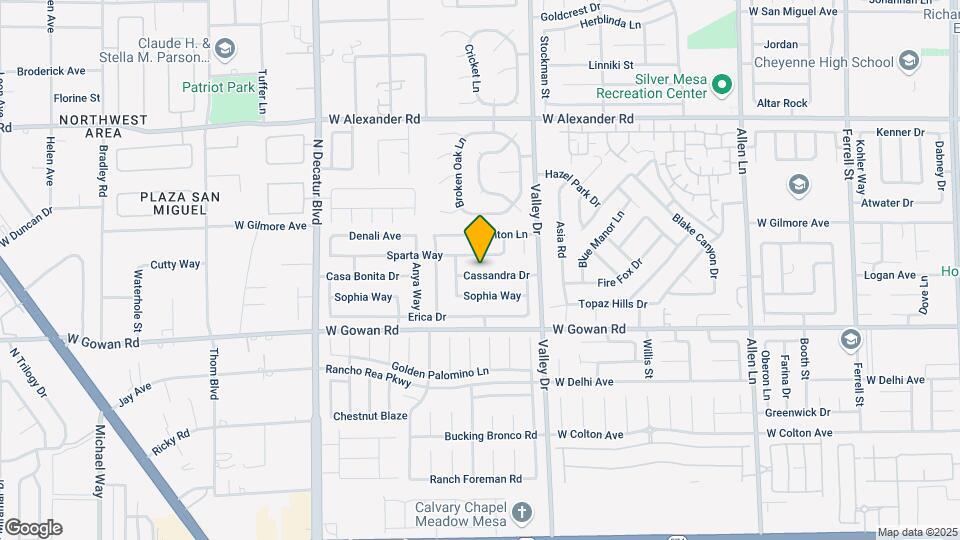 4402 Cassandra Dr Map and Location Details