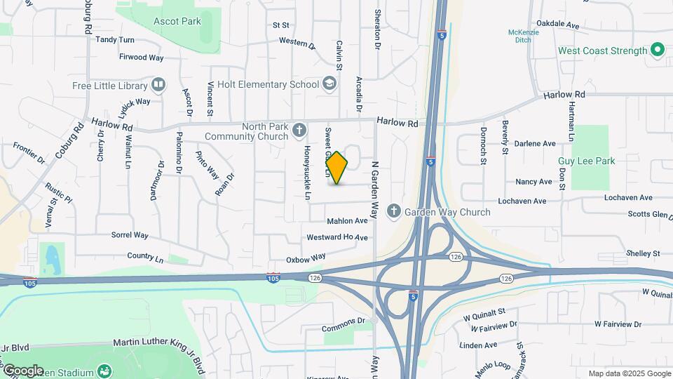 3570 Hickory Ave Map and Location Details