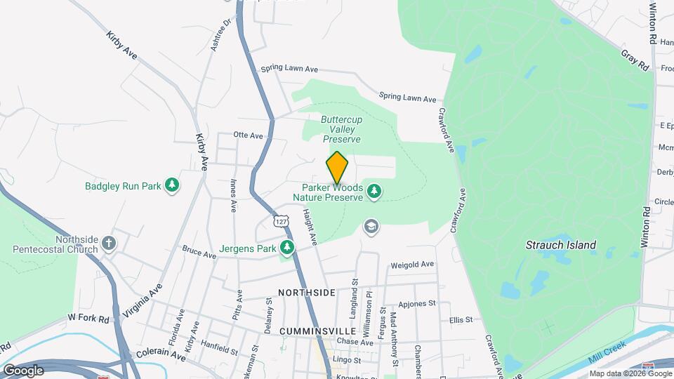 1553 Glen Parker Ave Map and Location Details