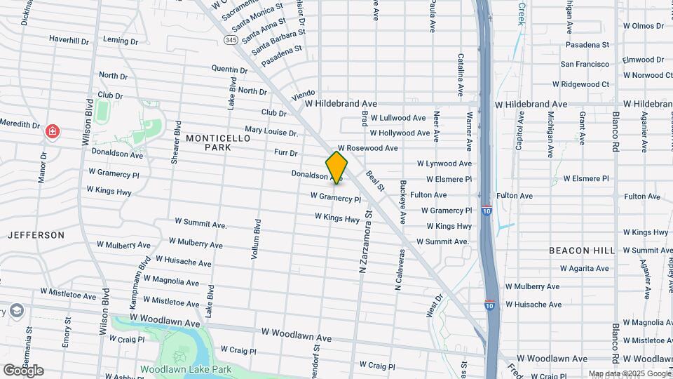 3216 N Elmendorf St Mapa y Detalles de la Ubicación
