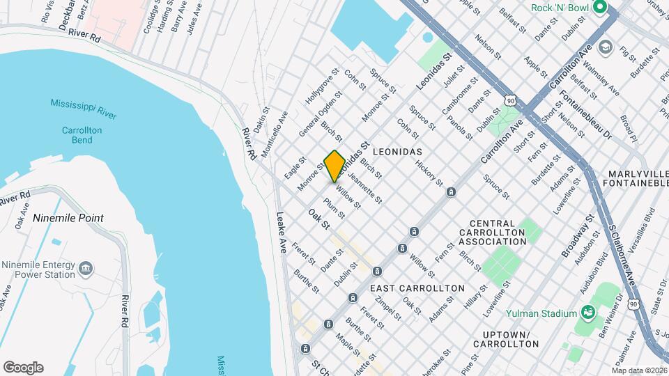 8526 Willow St Map and Location Details