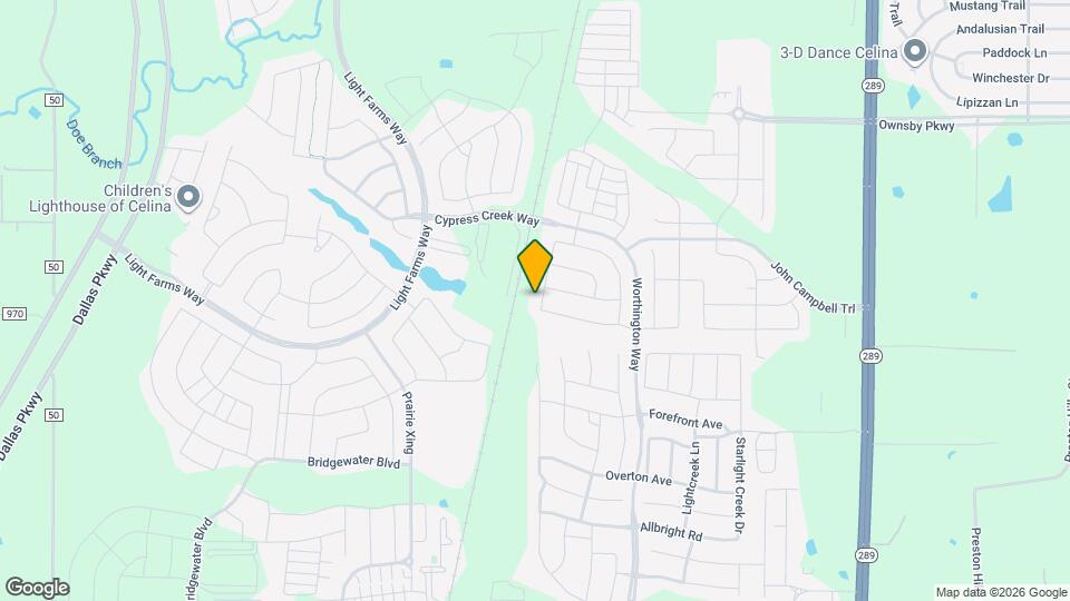 3813 Brinkley Dr Mapa y Detalles de la Ubicación