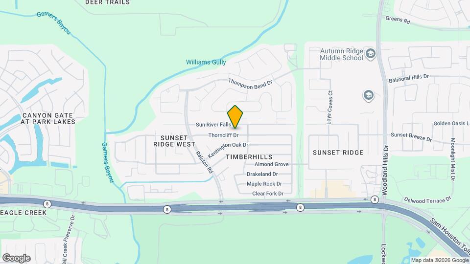 10811 Thorncliff Dr Map and Location Details