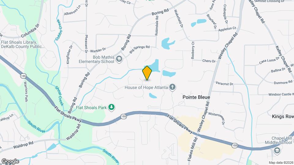 3688 Idle Creek Dr Map and Location Details