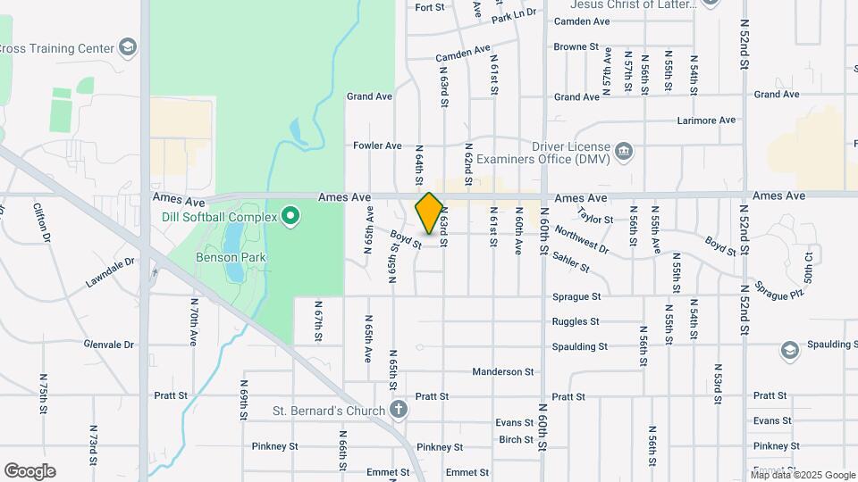 6314 Boyd St Mapa y Detalles de la Ubicación