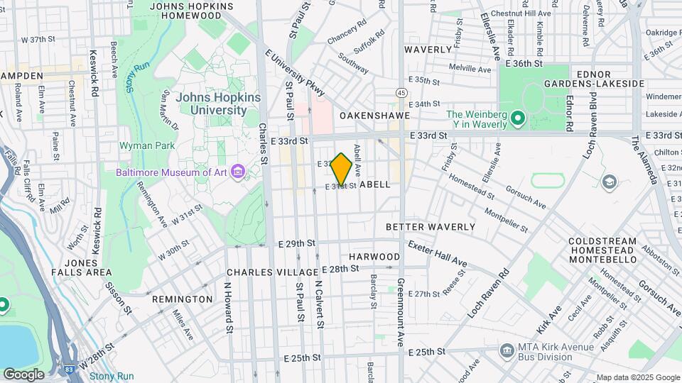 3047 Guilford Ave Map and Location Details