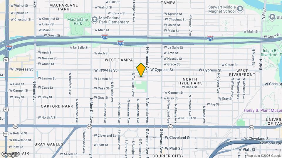 2411 W Lemon St Map and Location Details