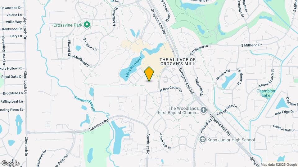 2500 S Millbend Dr Map and Location Details