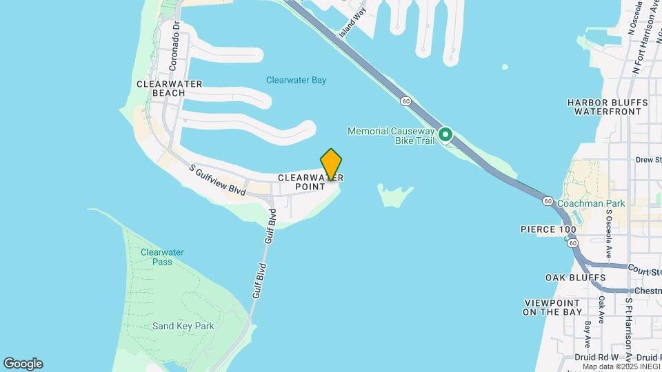 895 S Gulfview Blvd Map and Location Details
