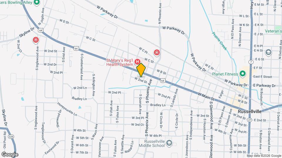 1706 W 2nd St Map and Location Details