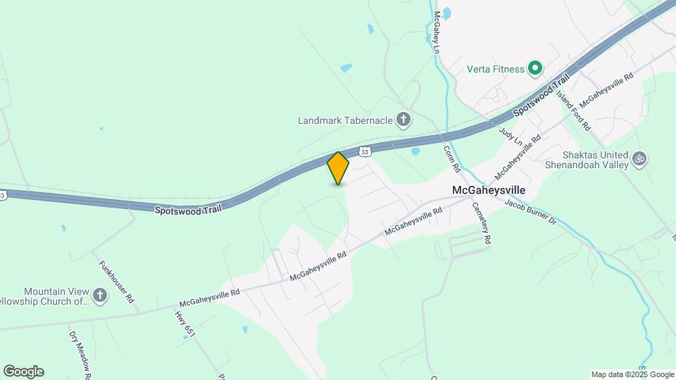 105 S Peak Dr Map and Location Details