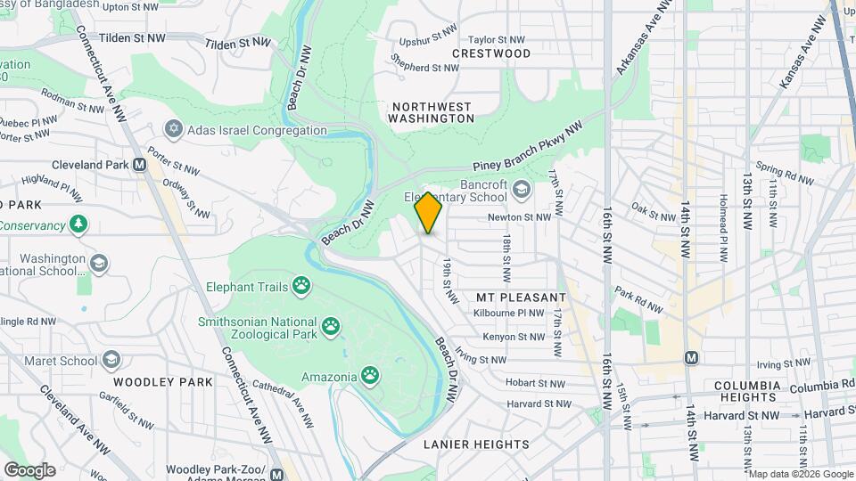 1927 Park Rd NW, Unit B Map and Location Details
