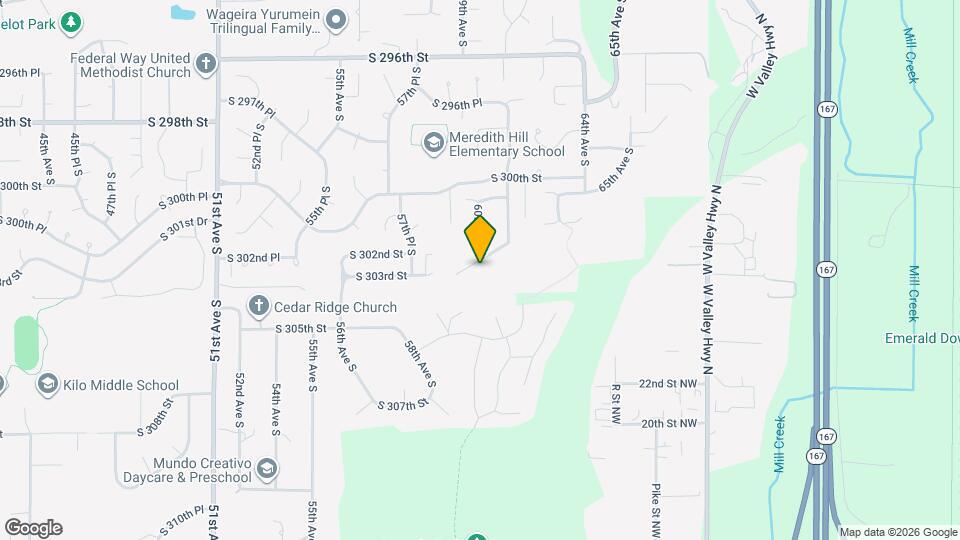 6025 S 302nd St Map and Location Details