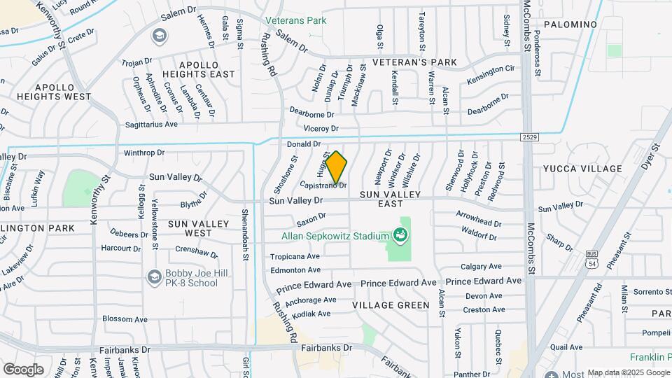 5312 Capistrano Dr Map and Location Details