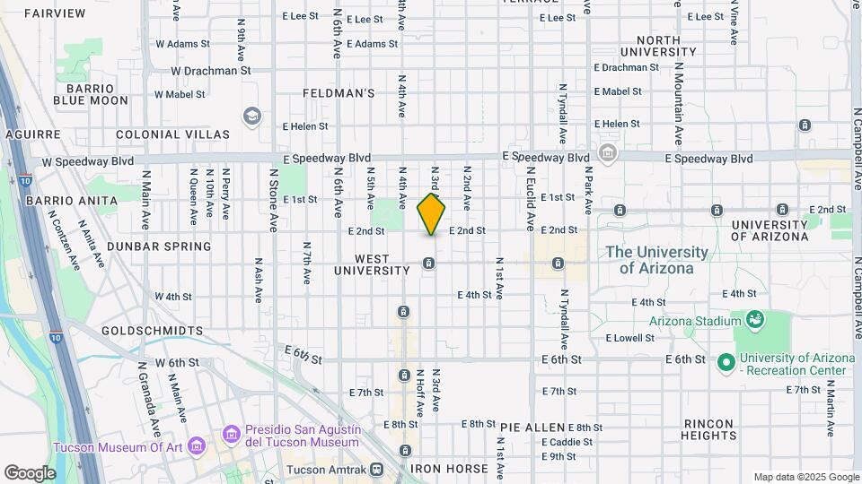 829 N 3rd Ave Map and Location Details