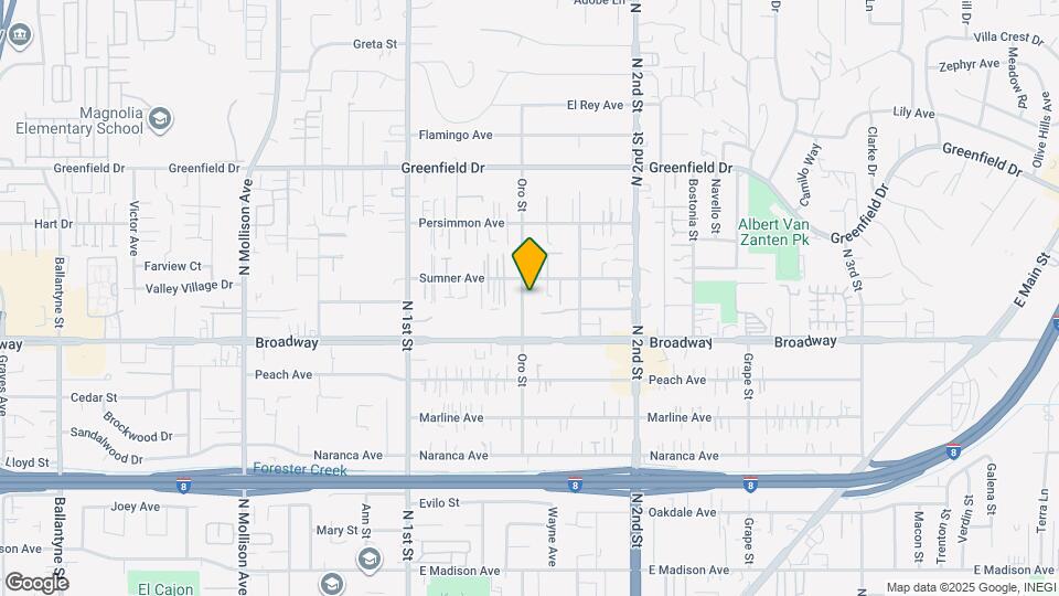 1015 Oro St Map and Location Details