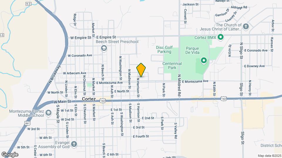 510 E Montezuma Ave Map and Location Details