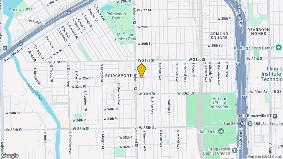3204 S Emerald Ave Map and Location Details