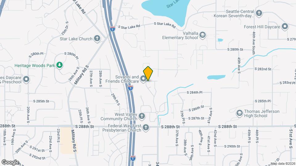 3381 S 283rd Ln Map and Location Details