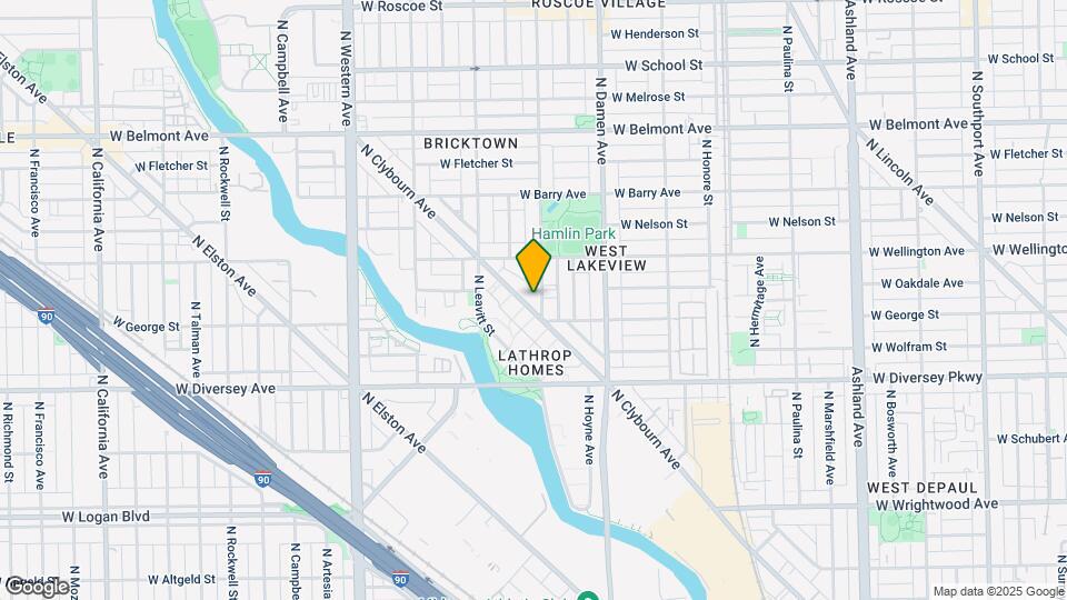 2915 N Clybourn Ave, Unit 307 Mapa y Detalles de la Ubicación