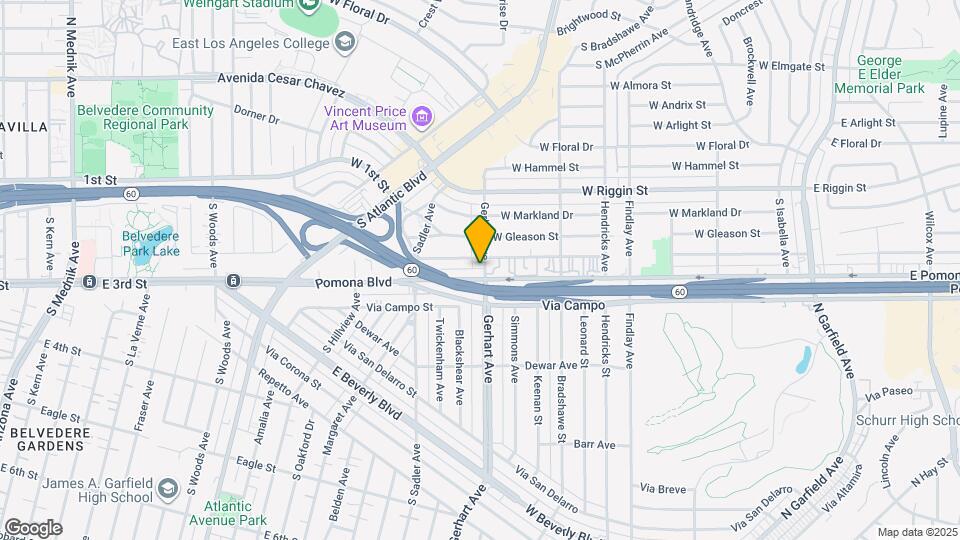 701-705 W Pomona Blvd Map and Location Details