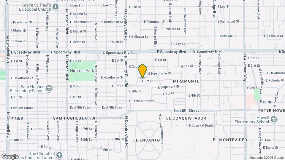 3225 E 3rd St Map and Location Details