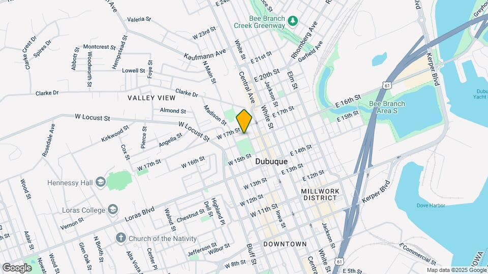 1637 Iowa St Map and Location Details