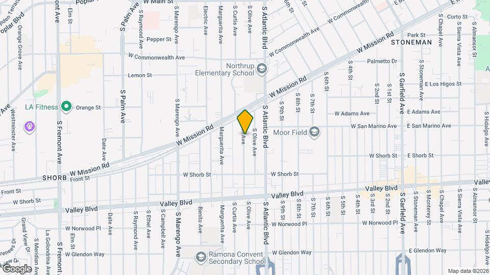 908 Edith Ave Map and Location Details