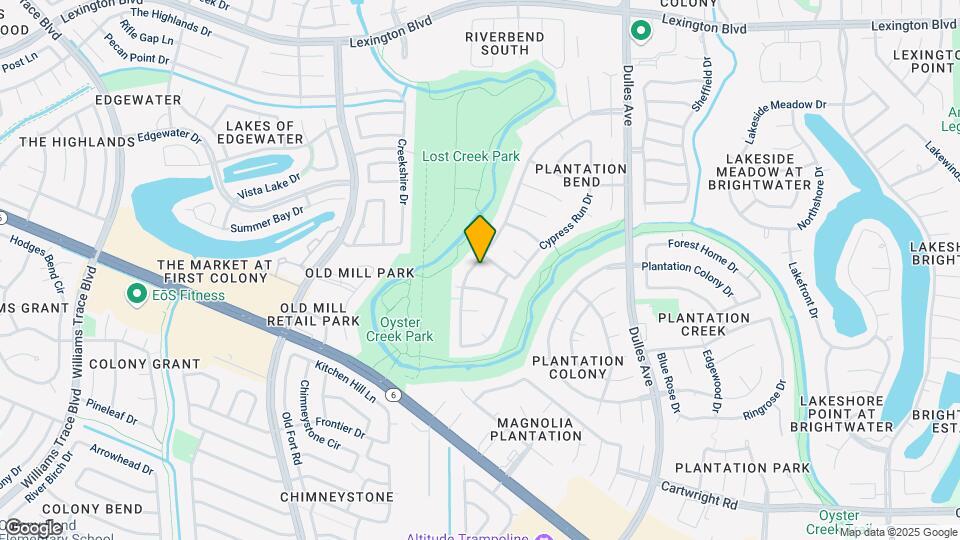 2339 Plantation Bend Dr Map and Location Details