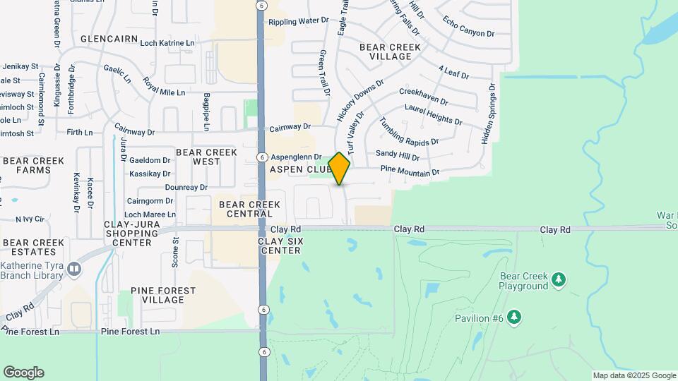 4411 Hickory Downs Dr Map and Location Details